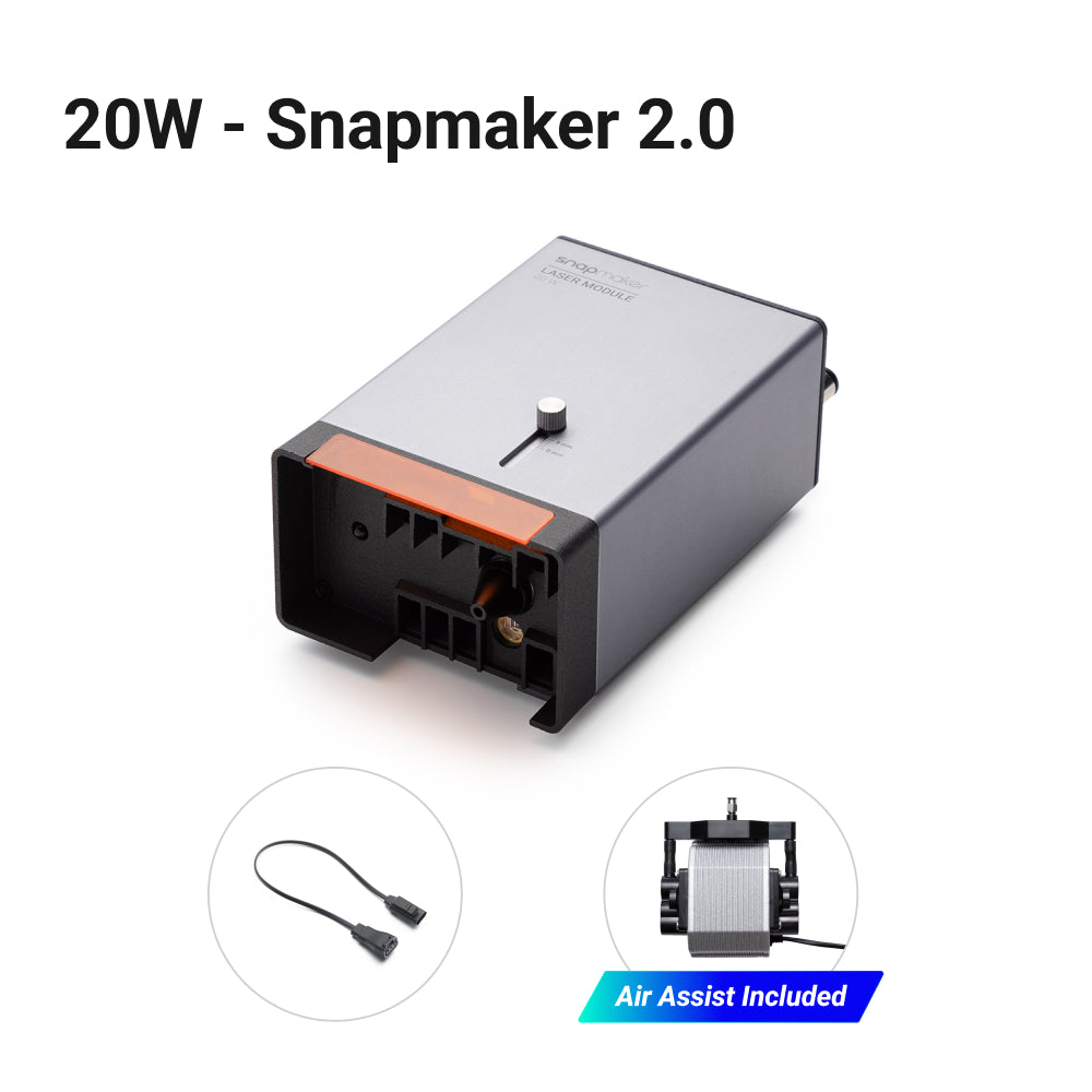 Snapmaker 20W & 40W Laser Module With Air Assist - Snapmaker US