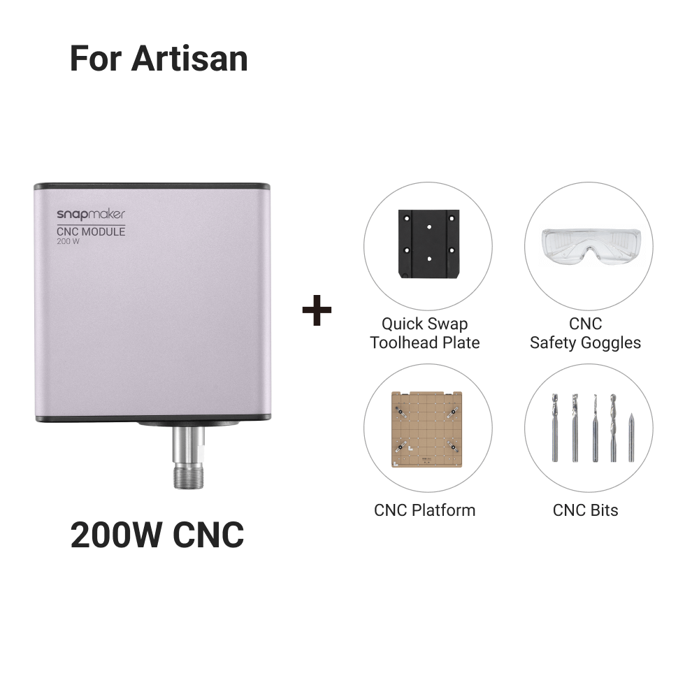 Snapmaker 200W CNC Module Bundle