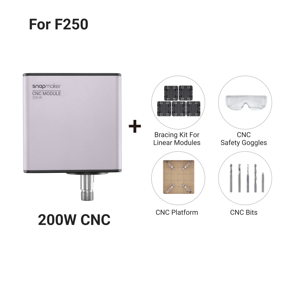 Snapmaker 200W CNC Module Bundle