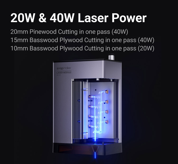 Snapmaker 20W Cutter | 40W Laser Engraver Online – Snapmaker US