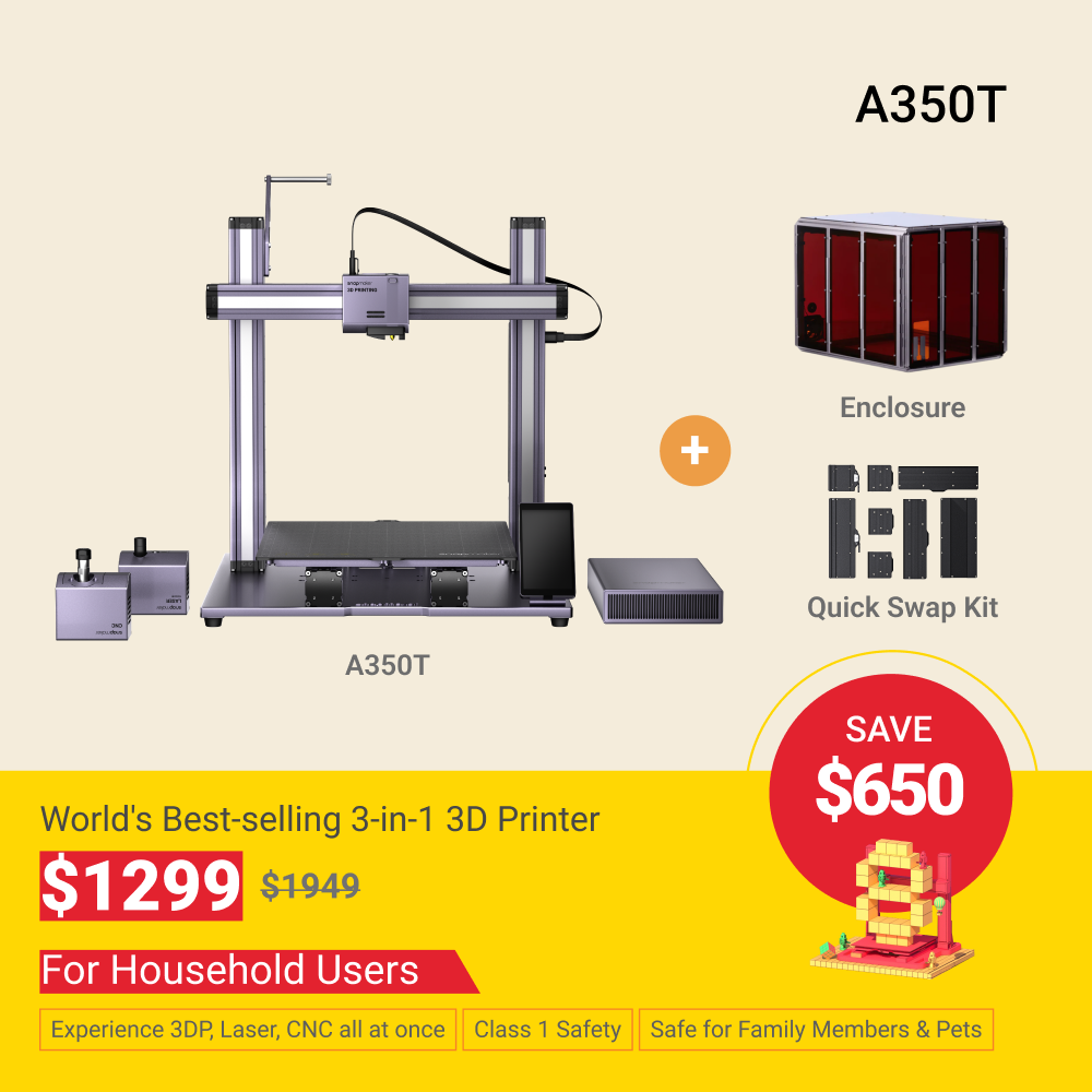 Snapmaker 2.0 Modular 3-in-1 3D Printer Online – Snapmaker US