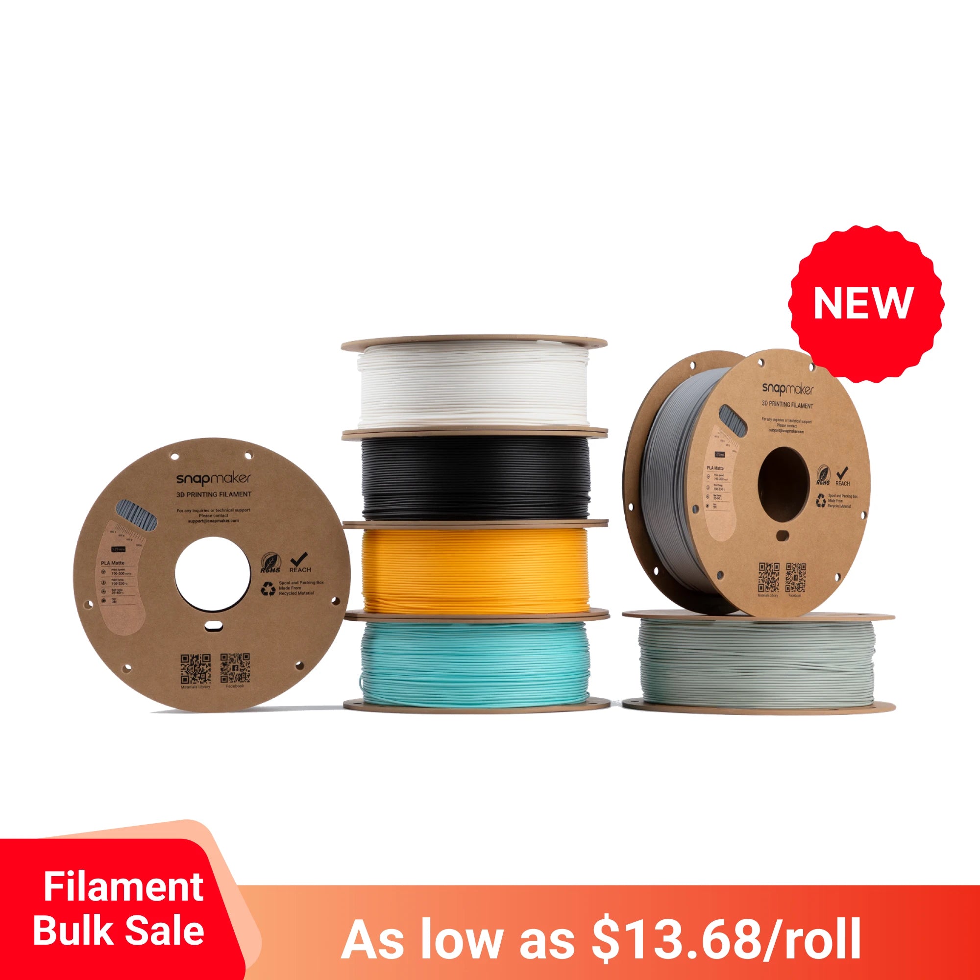 Matte PLA Filament - 1kg
