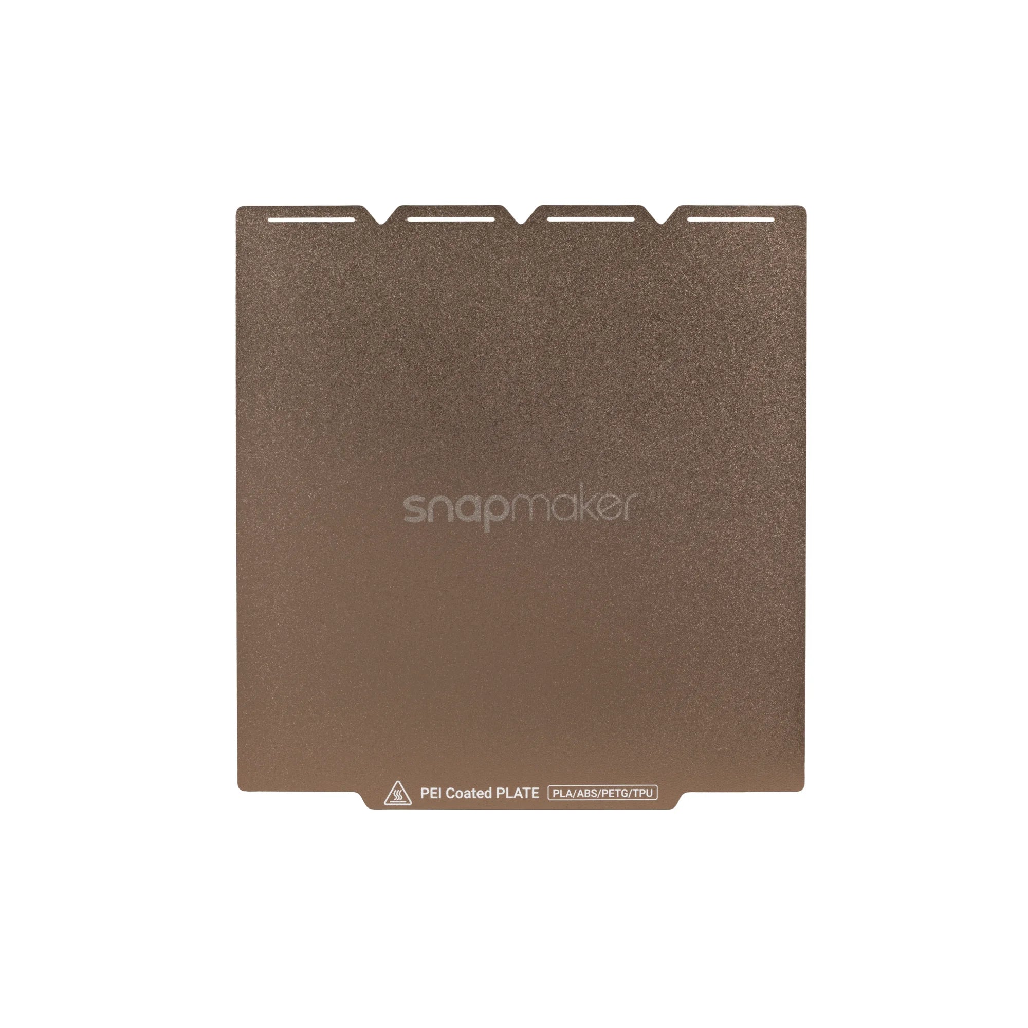 Textured PEI Steel Plate designed for Snapmaker U1 3D printing, creating finely textured print bottoms.
