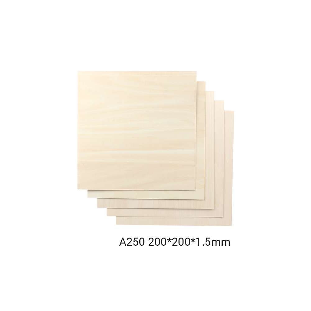 1.5mm Thick Basswood Sheet (5-Pack) – Snapmaker US