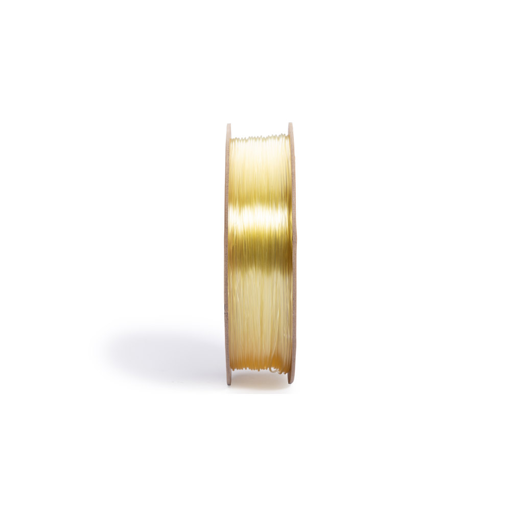 Side view of Snapmaker PVA filament spool, showcasing the details of this dissolvable filament.